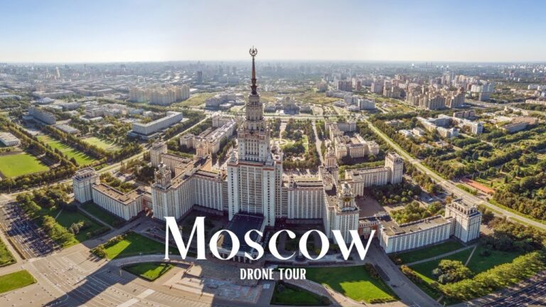 Russia Moscow drone tour – Amazing view 🚁