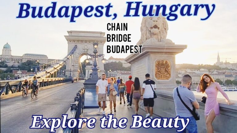 Explore the beauty, Chain bidge, Budapest, Hungary 2023