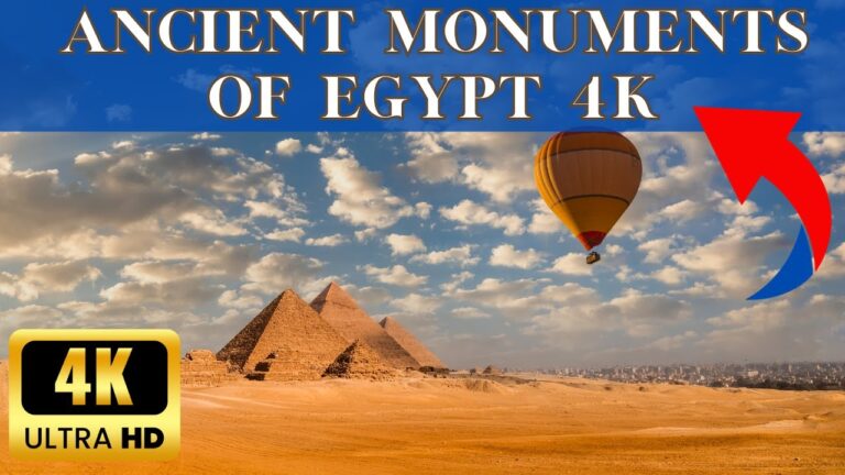 🔴Ancient Monuments of Egypt 4K / 10 Greatest Egyptian Monuments