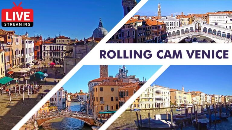 🔴 LIVE 24/7  Rolling Cam Venice – Live Cam in Venice Italy – Livecam en direct #venice