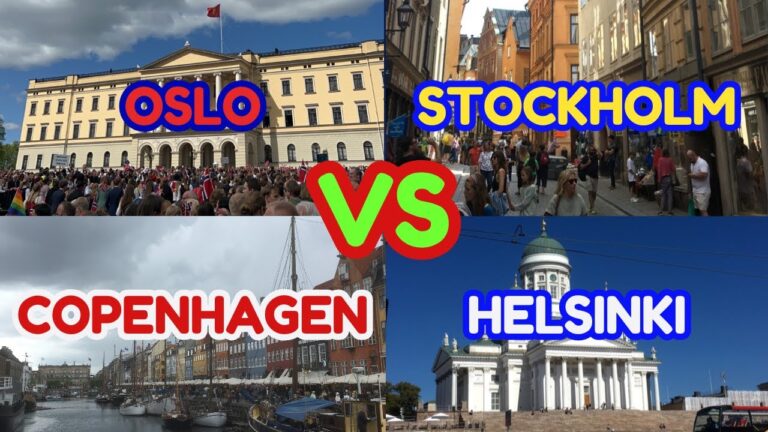 🇳🇴 OSLO vs 🇸🇪 STOCKHOLM vs 🇫🇮 HELSINKI vs 🇩🇰 COPENHAGEN – which Nordic Capital is best? 🤔