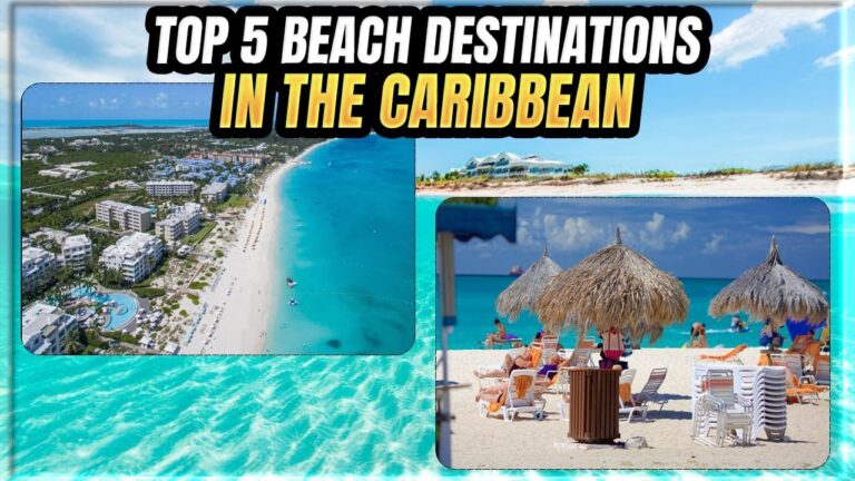 ⛱️TOP 5 Beach DESTINATIONS in the CARIBBEAN🤘The MOST Beautiful Caribbean Beaches