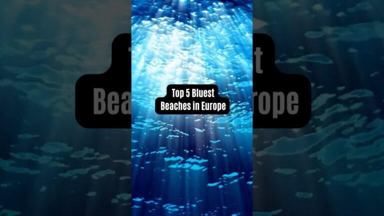 Top 3 Bluest Beaches in Europe!