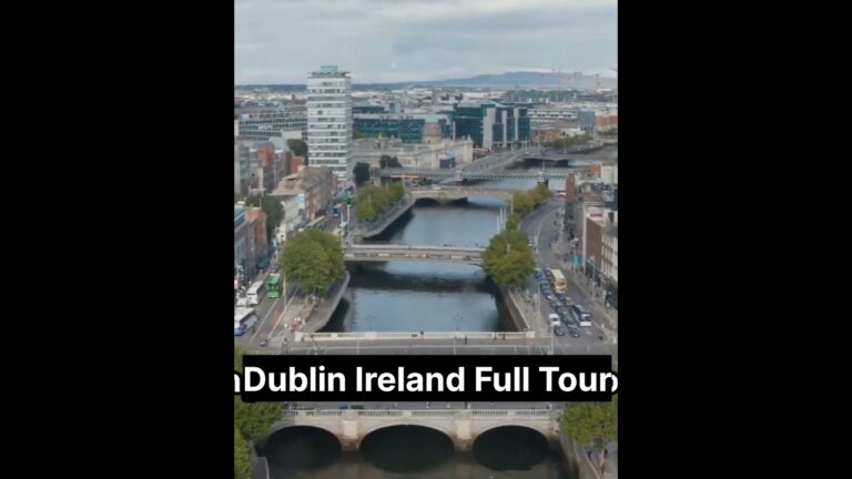 Dublin Ireland Full Tour YT Shorts #dublin #ireland #new #trending #viralvideo #shorts #travel #life