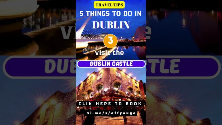 ✈️ Top Five Things to do in DUBLIN  #TravelTips #TravelAdvice #TravelHacks #travelguide #travel