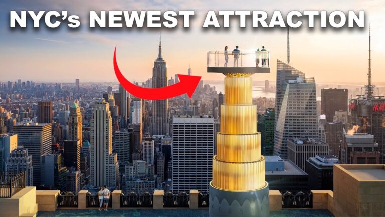 NYC's NEWEST Attraction Skylift at Top Of The Rock | Rockefeller Center