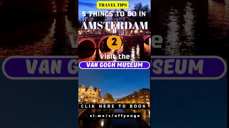 ✈️ Top Five Things to do in Amsterdam #TravelTips #TravelAdvice #TravelHacks #travelguide