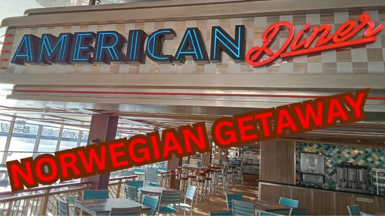 Norwegian Getaway, Deck 16 American Dinner, full Menu list