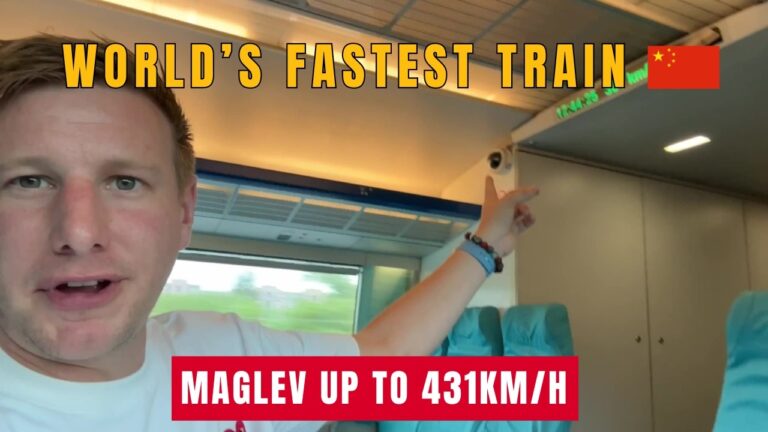 World's fastest train! – Shanghai Maglev up to 431 km/h (268 mph) 🇨🇳